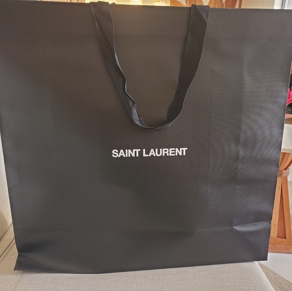 Large Saint Lauren Paper Bag 22.8" x 23.6" - Picture 3 of 3